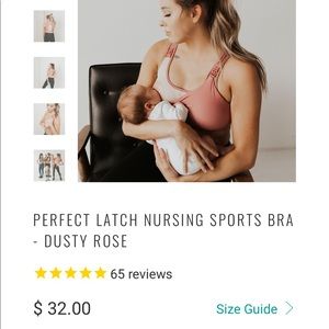 Senita perfect latch nursing sports bra